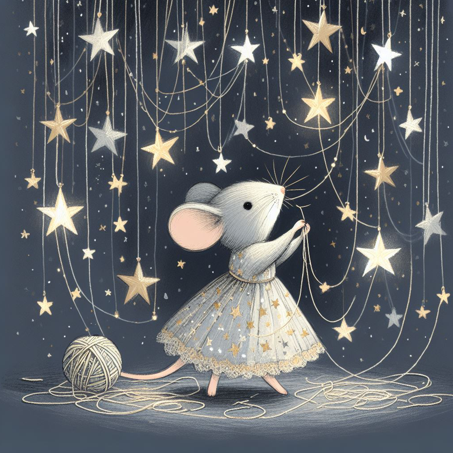 Stardust Mice Collection: Decorate with stars